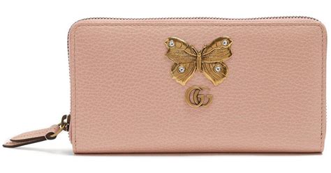 gucci embellished leather wallet|gucci wallet clearance.